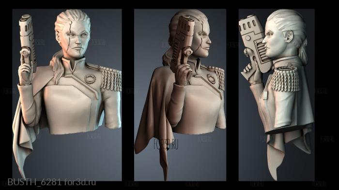 BUSTH_6281 stl model for CNC