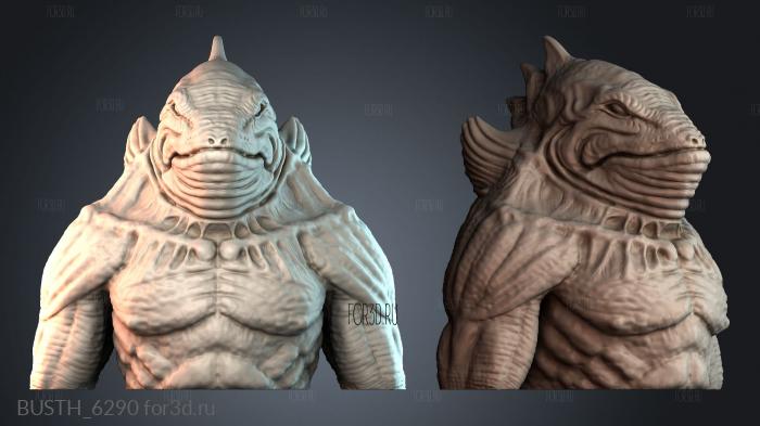 BUSTH_6290 stl model for CNC