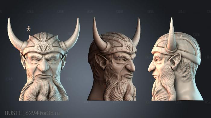 BUSTH_6294 stl model for CNC