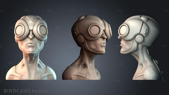 BUSTH_6301 stl model for CNC