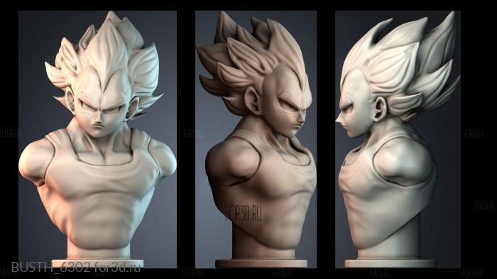 BUSTH_6302 stl model for CNC