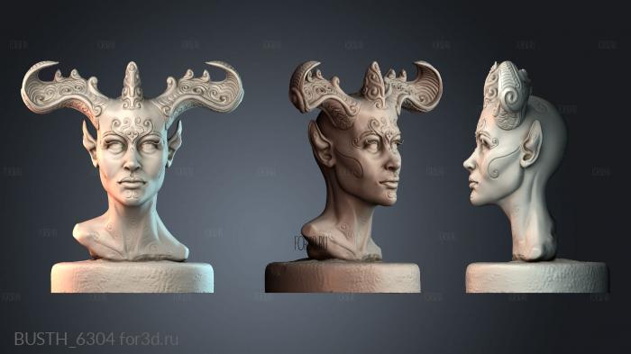 BUSTH_6304 stl model for CNC