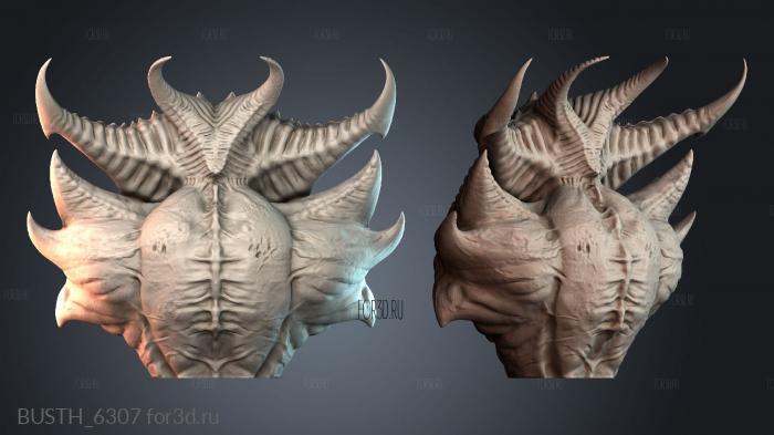 BUSTH_6307 stl model for CNC