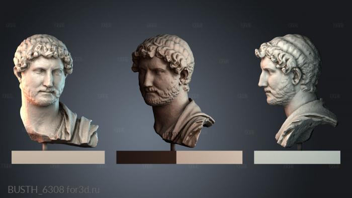 BUSTH_6308 stl model for CNC