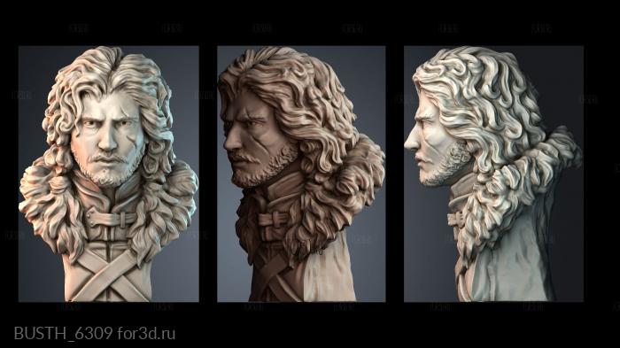 BUSTH_6309 stl model for CNC