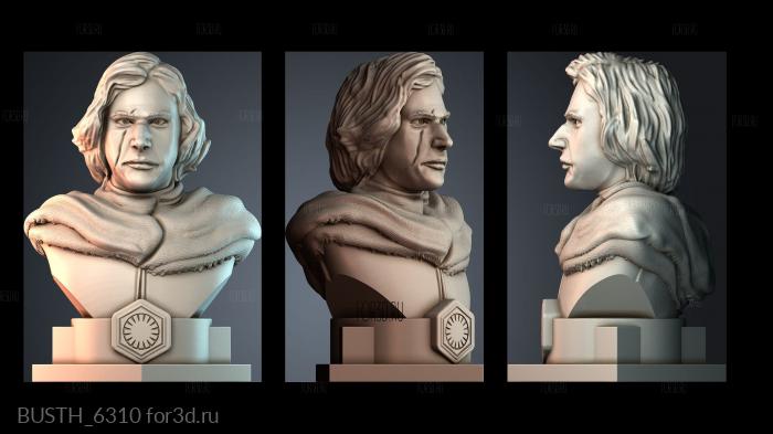 BUSTH_6310 stl model for CNC