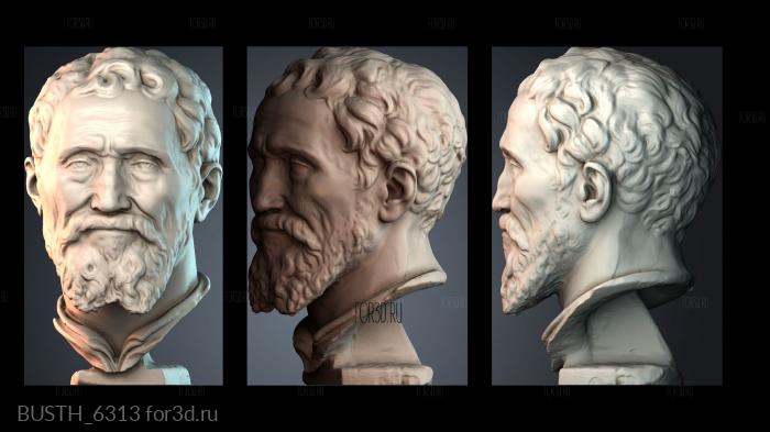 BUSTH_6313 stl model for CNC