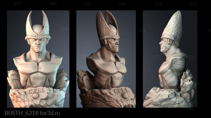 BUSTH_6318 stl model for CNC