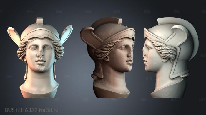 BUSTH_6322 stl model for CNC