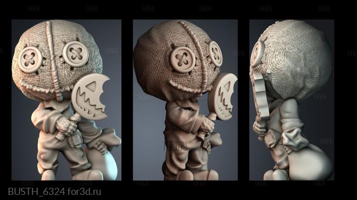 BUSTH_6324 stl model for CNC