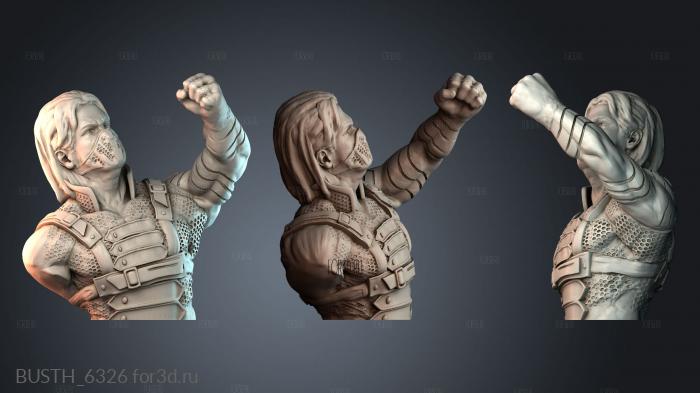 BUSTH_6326 stl model for CNC