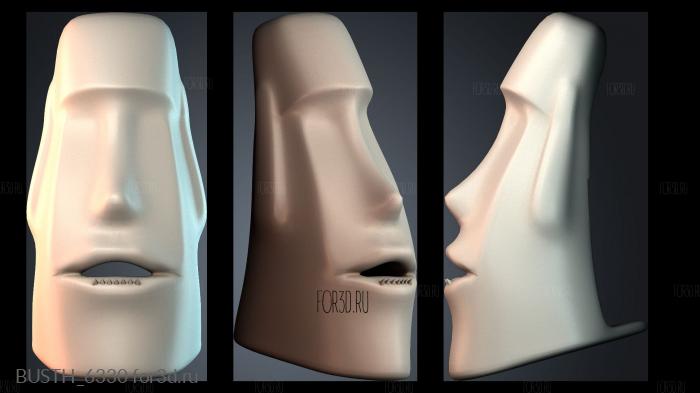 BUSTH_6330 stl model for CNC