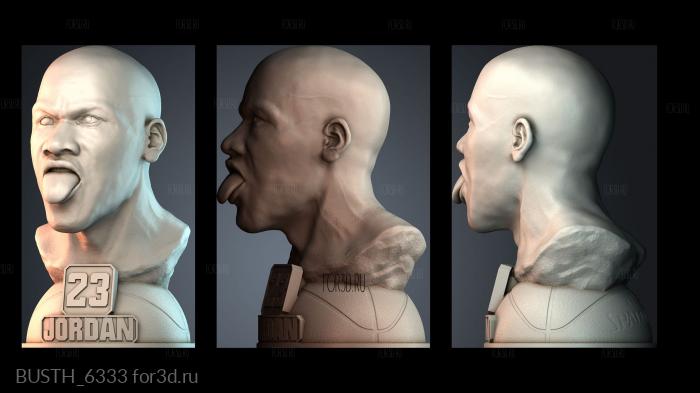 BUSTH_6333 stl model for CNC