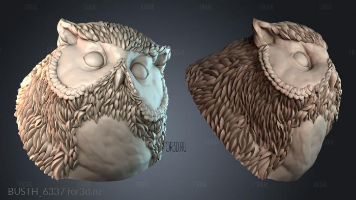 BUSTH_6337 stl model for CNC