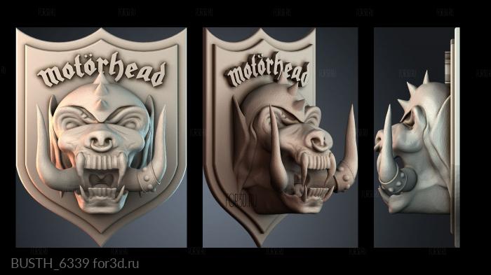 BUSTH_6339 stl model for CNC