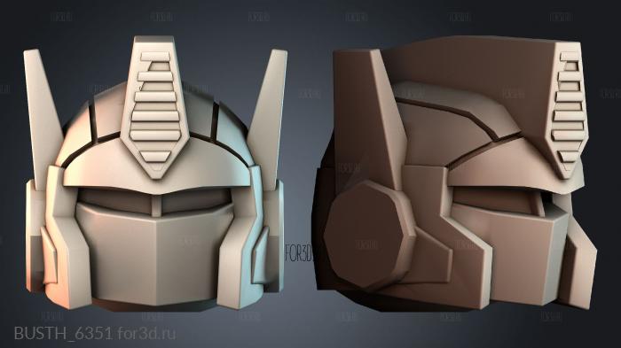 BUSTH_6351 stl model for CNC