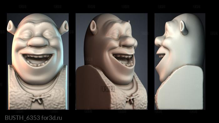 BUSTH_6353 stl model for CNC