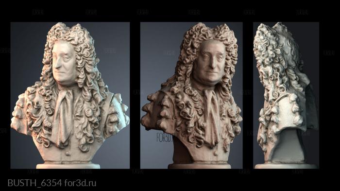 BUSTH_6354 stl model for CNC