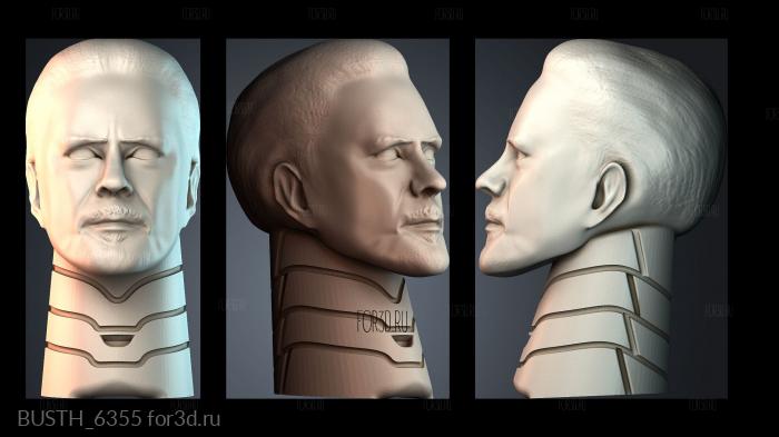 BUSTH_6355 stl model for CNC
