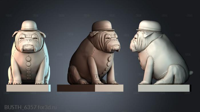 BUSTH_6357 stl model for CNC