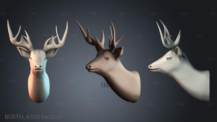 BUSTH_6358 stl model for CNC