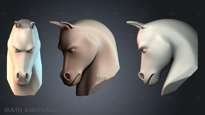 BUSTH_6360 stl model for CNC