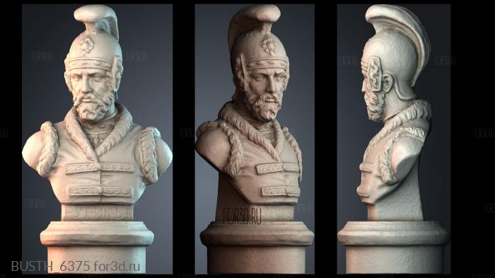 BUSTH_6375 stl model for CNC