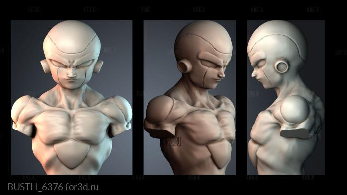 BUSTH_6376 stl model for CNC