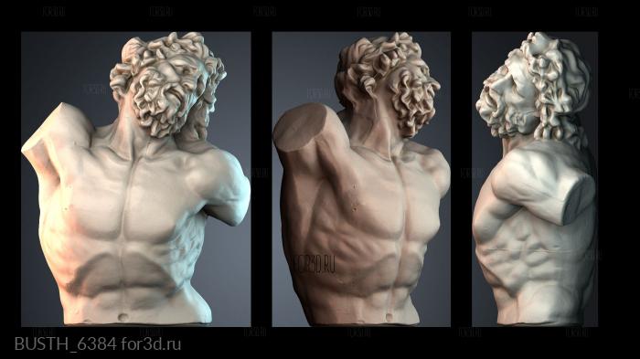 BUSTH_6384 stl model for CNC