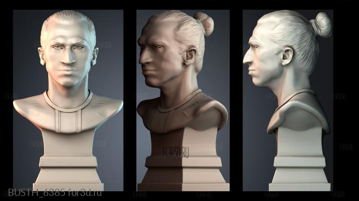 BUSTH_6385 stl model for CNC