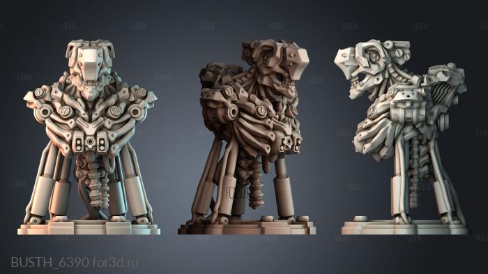 BUSTH_6390 stl model for CNC