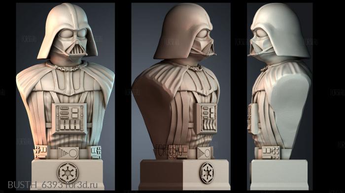 BUSTH_6393 stl model for CNC