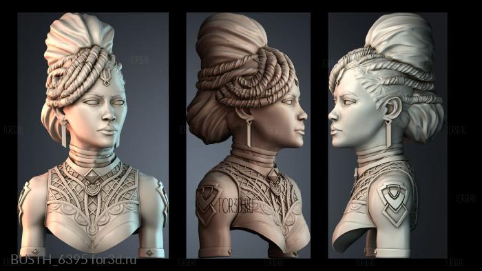 BUSTH_6395 stl model for CNC