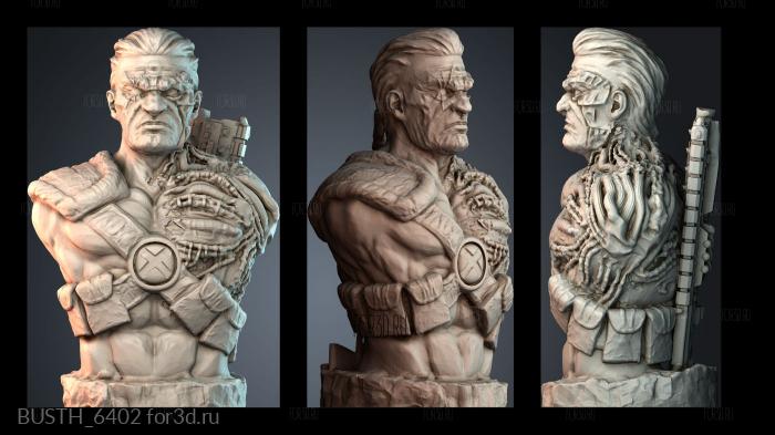 BUSTH_6402 stl model for CNC