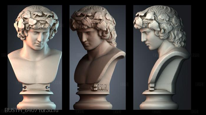 BUSTH_6407 stl model for CNC