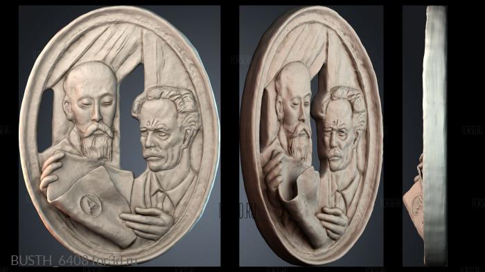 BUSTH_6408 stl model for CNC