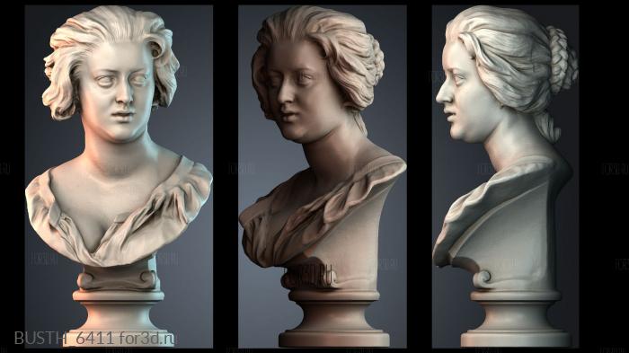 BUSTH_6411 stl model for CNC