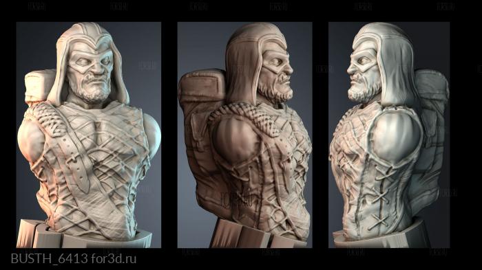 BUSTH_6413 stl model for CNC