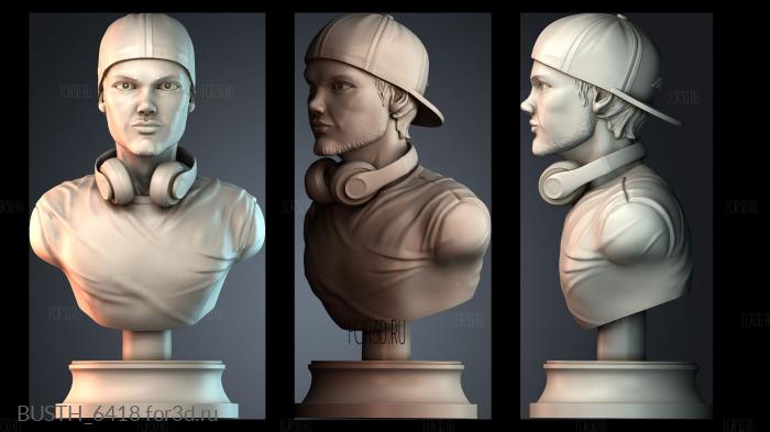 BUSTH_6418 stl model for CNC