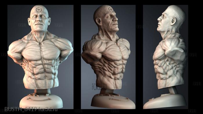 BUSTH_6419 stl model for CNC