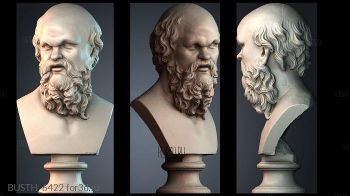 BUSTH_6422 stl model for CNC