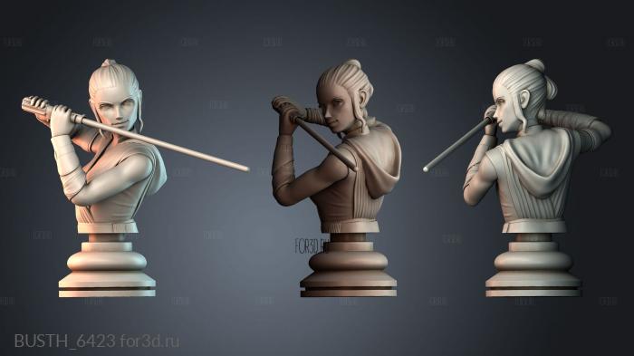 BUSTH_6423 stl model for CNC