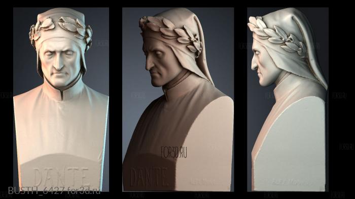 BUSTH_6427 stl model for CNC