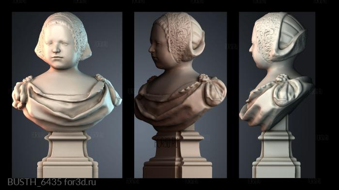 BUSTH_6435 stl model for CNC