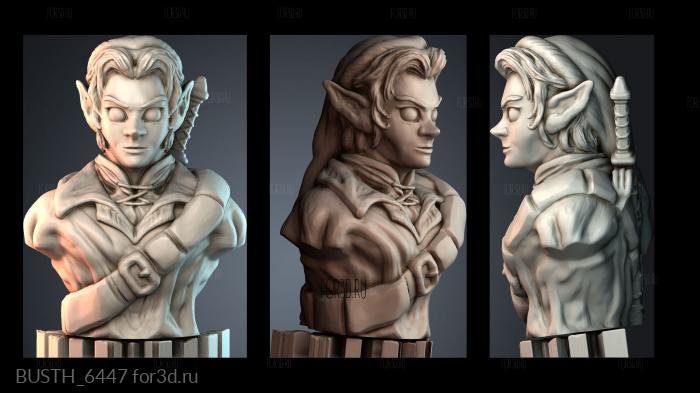 BUSTH_6447 3d stl модель для ЧПУ