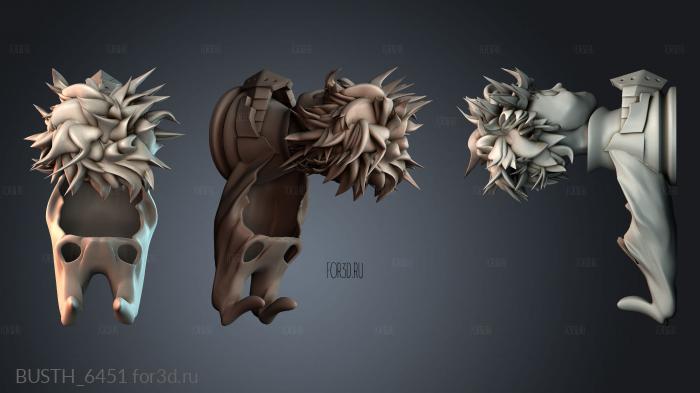 BUSTH_6451 3d stl модель для ЧПУ