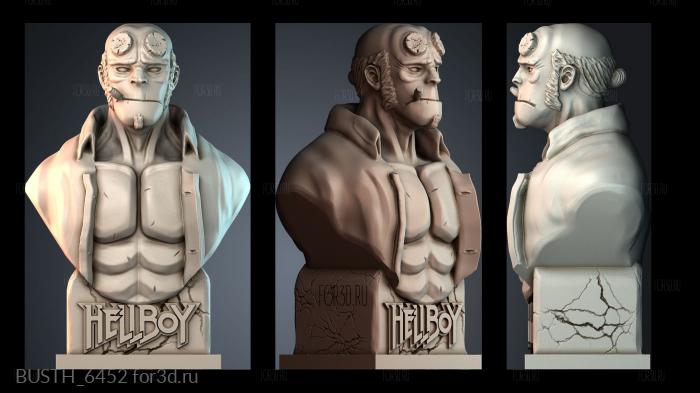 BUSTH_6452 3d stl модель для ЧПУ