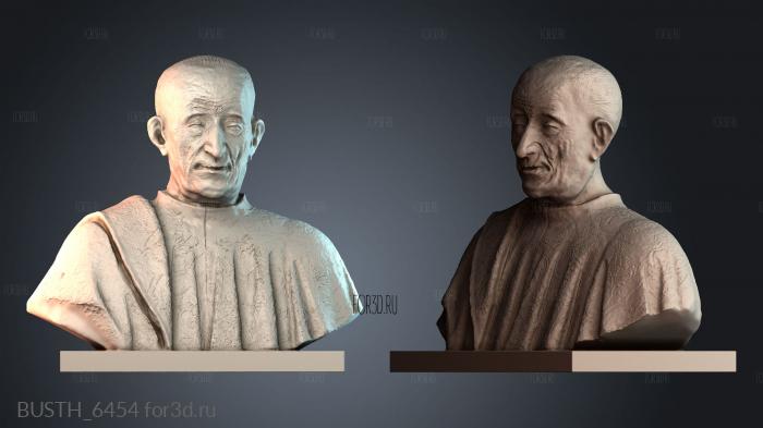 BUSTH_6454 3d stl модель для ЧПУ