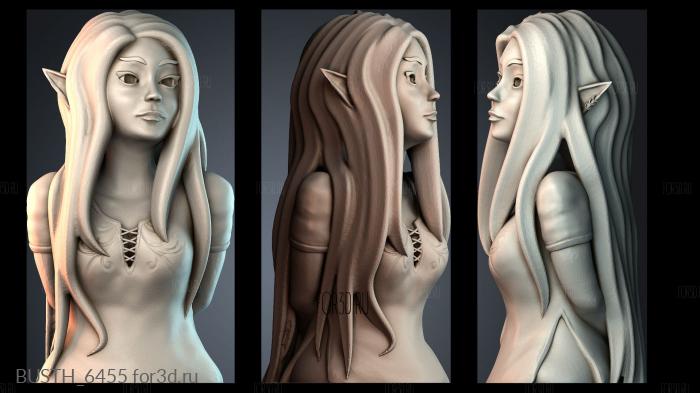 BUSTH_6455 3d stl модель для ЧПУ