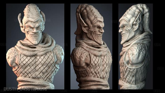 BUSTH_6456 3d stl модель для ЧПУ